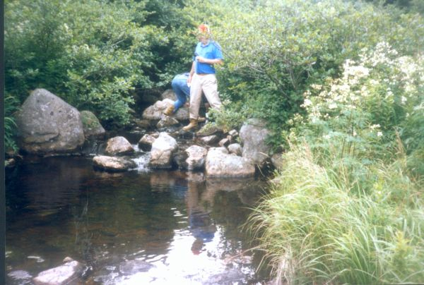 628: Red Island. Stephen Mulrooney at Corcoran's Cove. (1995) [courtesy of Pius Mulrooney]  - Stephen son of Pius Mulrooney &amp;amp; Maxine Best